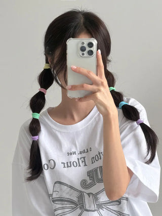 Assortment of 10 Mixed Colors Strong Hair Ties
