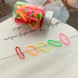 Assortment of 10 Mixed Colors Strong Hair Ties