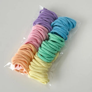 Assortment of 10 Mixed Colors Strong Hair Ties