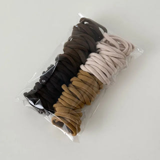 Assortment of 10 Mixed Colors Strong Hair Ties