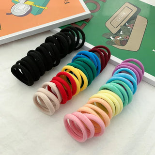 Assortment of 10 Mixed Colors Strong Hair Ties