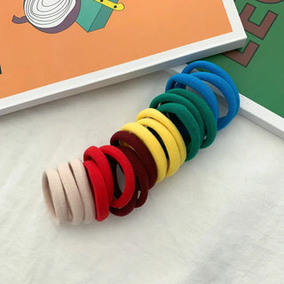 Assortment of 10 Mixed Colors Strong Hair Ties