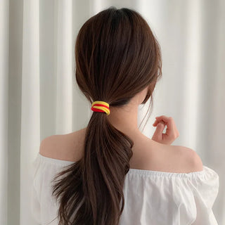 Assortment of 10 Mixed Colors Strong Hair Ties