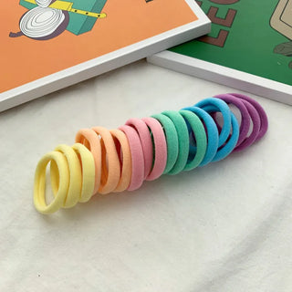 Assortment of 10 Mixed Colors Strong Hair Ties
