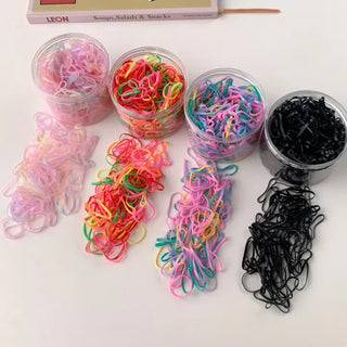 Assortment of 10 Mixed Colors Strong Hair Ties