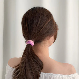 Assortment of 10 Mixed Colors Strong Hair Ties