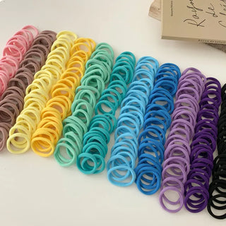 Assortment of 10 Mixed Colors Strong Hair Ties