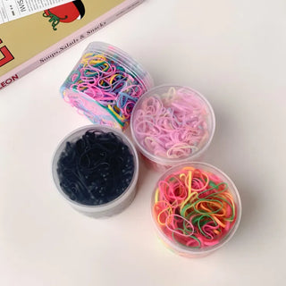 Assortment of 10 Mixed Colors Strong Hair Ties