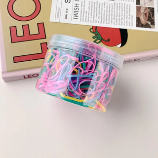 Assortment of 10 Mixed Colors Strong Hair Ties