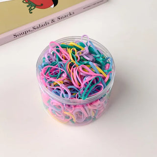 Assortment of 10 Mixed Colors Strong Hair Ties