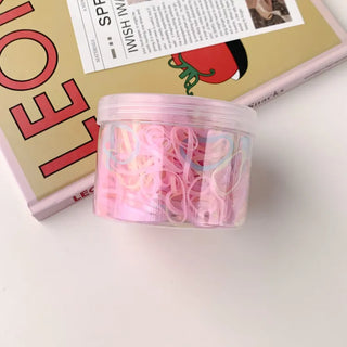 Assortment of 10 Mixed Colors Strong Hair Ties