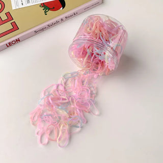 Assortment of 10 Mixed Colors Strong Hair Ties