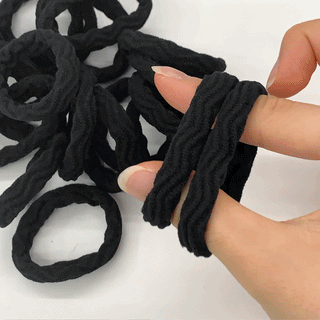 Assortment of 10 Mixed Colors Strong Hair Ties