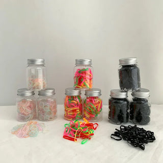 Assortment of 10 Mixed Colors Strong Hair Ties