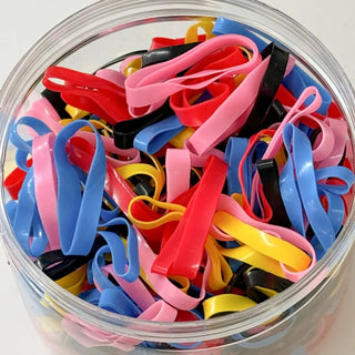 Assortment of 10 Mixed Colors Strong Hair Ties