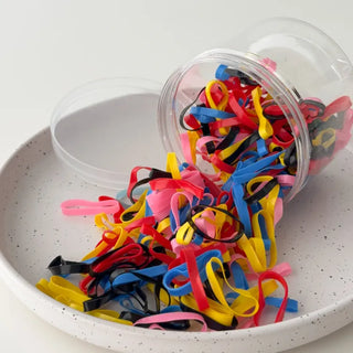 Assortment of 10 Mixed Colors Strong Hair Ties