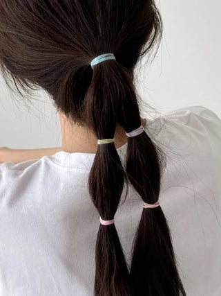 Assortment of 10 Mixed Colors Strong Hair Ties