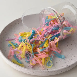 Assortment of 10 Mixed Colors Strong Hair Ties