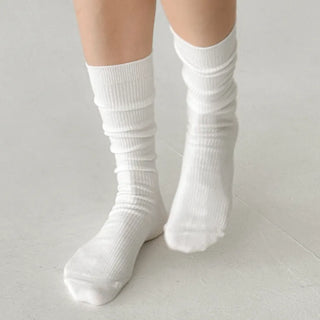 Firm, non-slip, stretchy long knee socks in