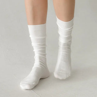 Firm, non-slip, stretchy long knee socks in