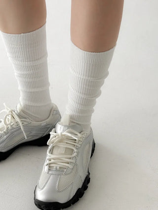 Firm, non-slip, stretchy long knee socks in