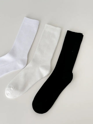 Firm, non-slip, stretchy long knee socks in
