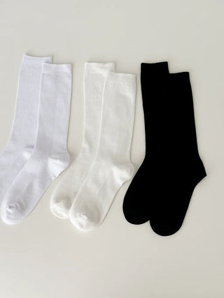 Firm, non-slip, stretchy long knee socks in