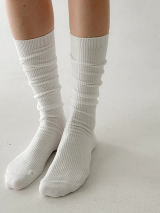 Firm, non-slip, stretchy long knee socks in
