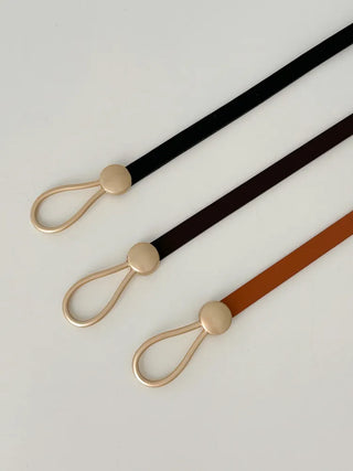 New Leather Casual Slim Leather Belt Collection