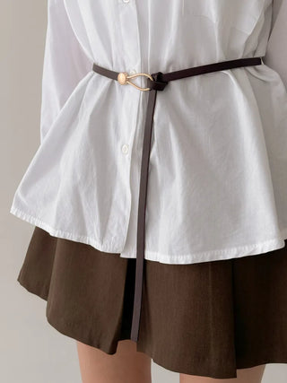 New Leather Casual Slim Leather Belt Collection