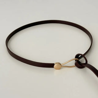 New Leather Casual Slim Leather Belt Collection