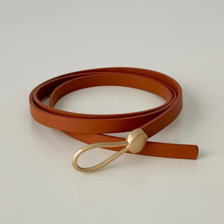 New Leather Casual Slim Leather Belt Collection