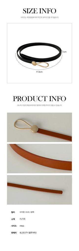 New Leather Casual Slim Leather Belt Collection