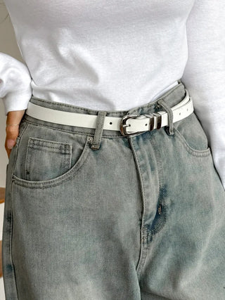 New Leather Casual Slim Leather Belt Collection