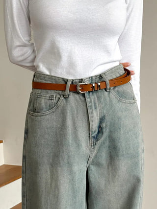 New Leather Casual Slim Leather Belt Collection