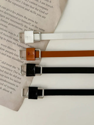 New Leather Casual Slim Leather Belt Collection