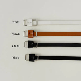 New Leather Casual Slim Leather Belt Collection