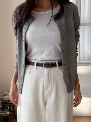 New Leather Casual Slim Leather Belt Collection
