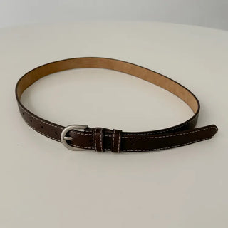 New Leather Casual Slim Leather Belt Collection