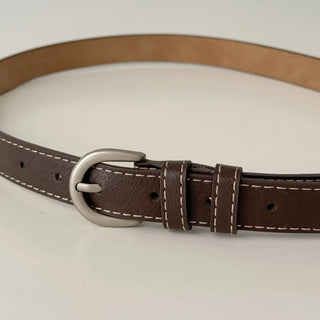 New Leather Casual Slim Leather Belt Collection
