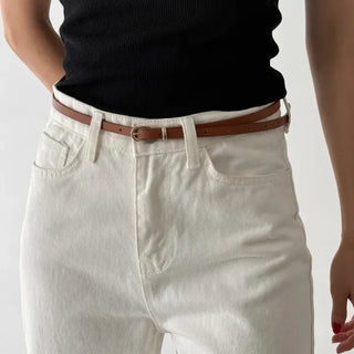 New Leather Casual Slim Leather Belt Collection
