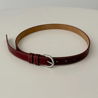 New Leather Casual Slim Leather Belt Collection