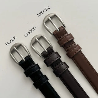 New Leather Casual Slim Leather Belt Collection