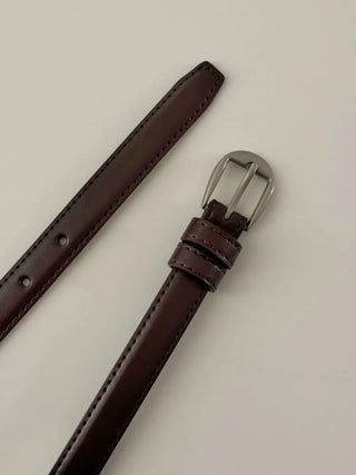 New Leather Casual Slim Leather Belt Collection