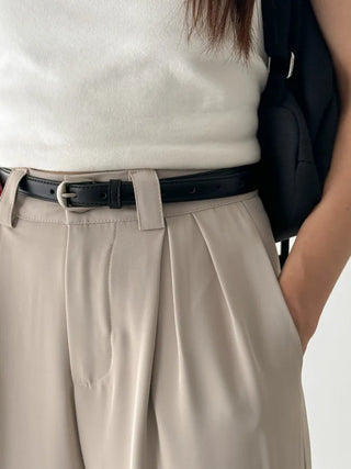 New Leather Casual Slim Leather Belt Collection