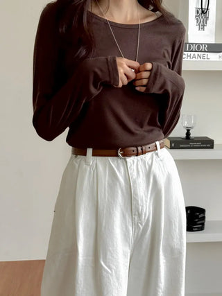 New Leather Casual Slim Leather Belt Collection