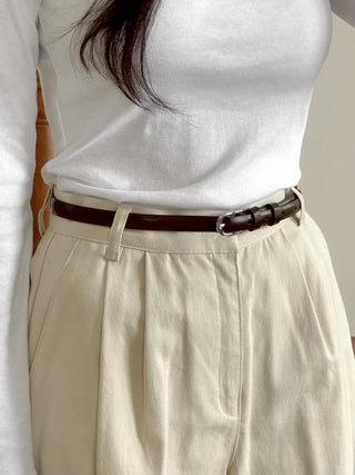New Leather Casual Slim Leather Belt Collection