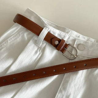 New Leather Casual Slim Leather Belt Collection
