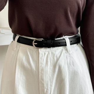 New Leather Casual Slim Leather Belt Collection