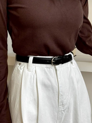 New Leather Casual Slim Leather Belt Collection